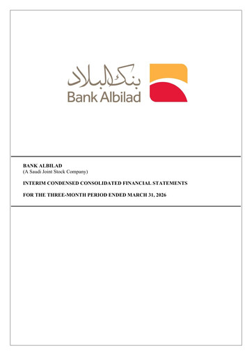 Thumbnail Bank Albilad Quarterly Report 2026-q1
