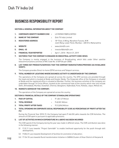 Thumbnail Dish TV
 ESG Report 2018-2019