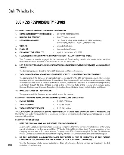 Thumbnail Dish TV
 ESG Report 2019-2020