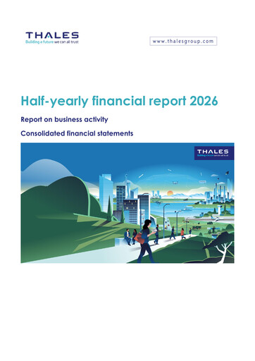 Thumbnail Thales Half-year Report 2026-h1