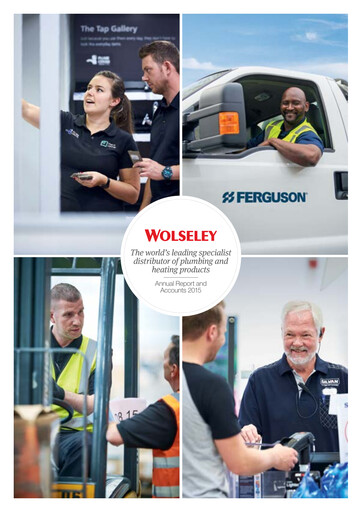 Thumbnail Ferguson Enterprises Annual Report 2015