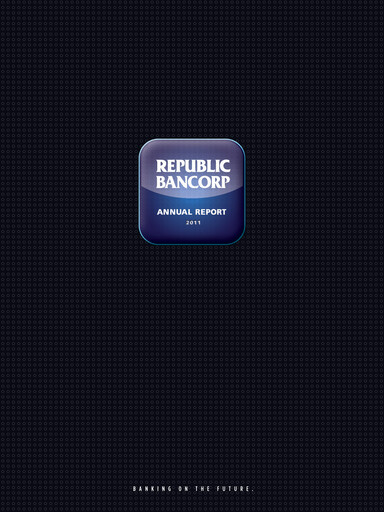 Miniature Republic Bank Rapport annuel 2011