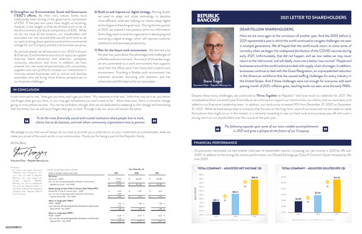 Miniature Republic Bank Rapport annuel 2021