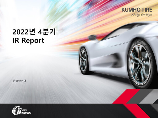 Miniature Kumho Tire Rapport trimestriel 2022-q4