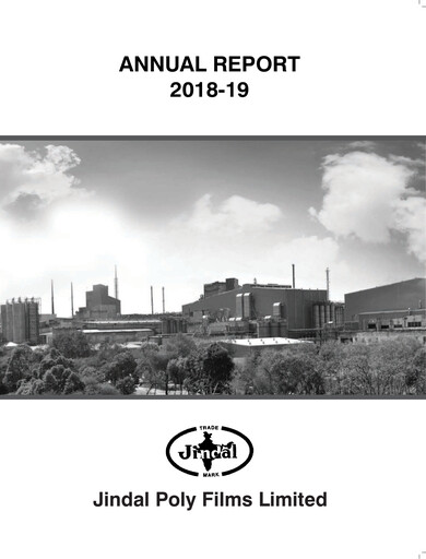 Thumbnail Jindal Poly Films
 Annual Report 2018-2019