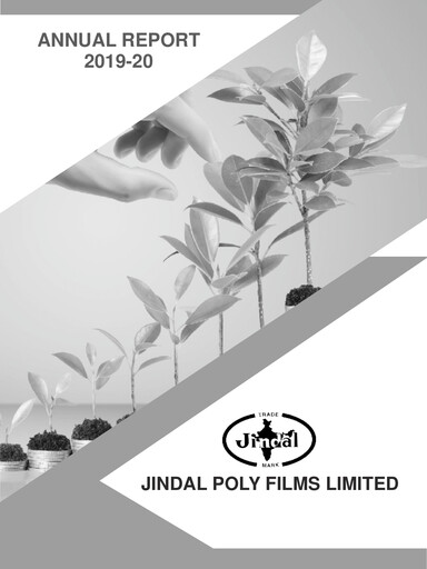 Thumbnail Jindal Poly Films
 Annual Report 2019-2020