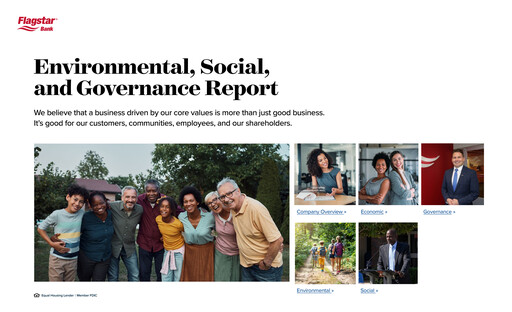 Thumbnail Flagstar Bank ESG Report 2022