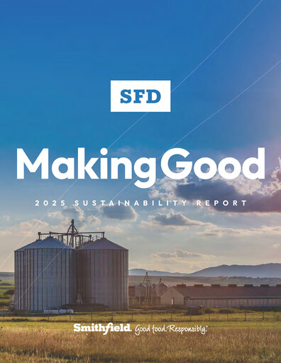 Thumbnail Smithfield Foods Sustainability Report 2025
