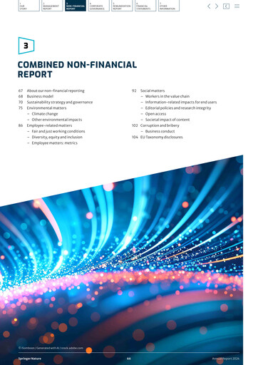 Thumbnail Springer Nature AG ESG Report 2024