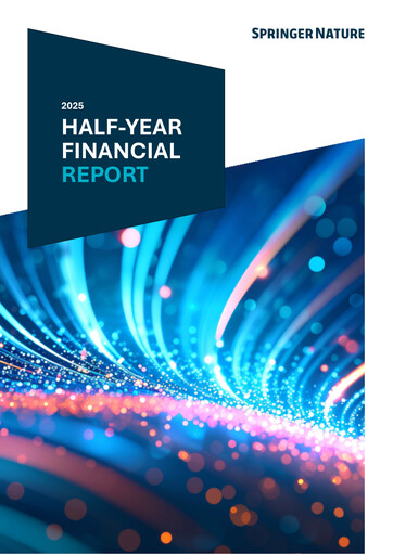 Thumbnail Springer Nature AG Financial Report 2025-h1