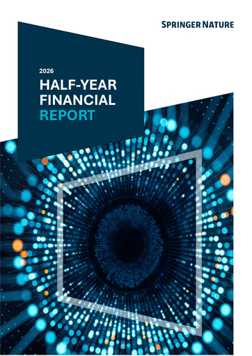Thumbnail Springer Nature AG Half-year Report 2026-h1