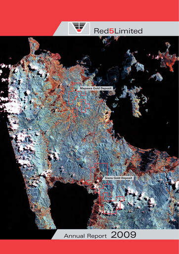 Thumbnail Vault Minerals Annual Report 2009