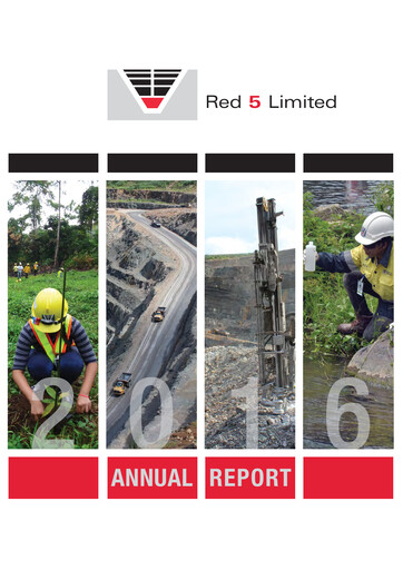 Thumbnail Vault Minerals Annual Report 2016