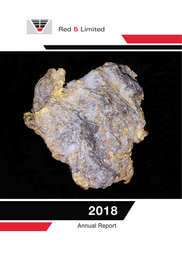Thumbnail Vault Minerals Annual Report 2018