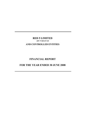 Thumbnail Vault Minerals Financial Report fy2008