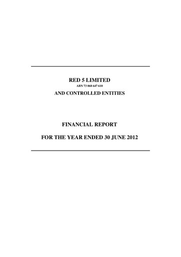 Thumbnail Vault Minerals Financial Report fy2012