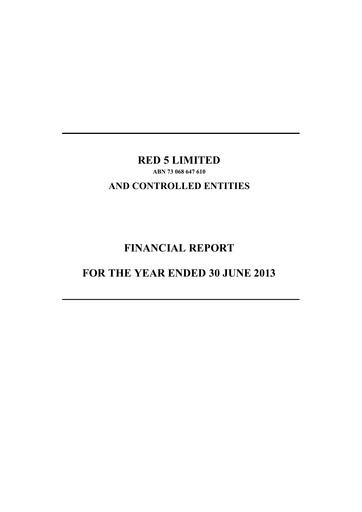 Thumbnail Vault Minerals Financial Report fy2013
