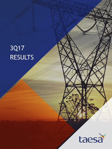 Miniature Taesa (Transmissora Aliança de Energia Elétrica) Rapport trimestriel 2017-q3