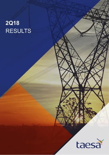 Miniature Taesa (Transmissora Aliança de Energia Elétrica) Rapport trimestriel 2018-q2
