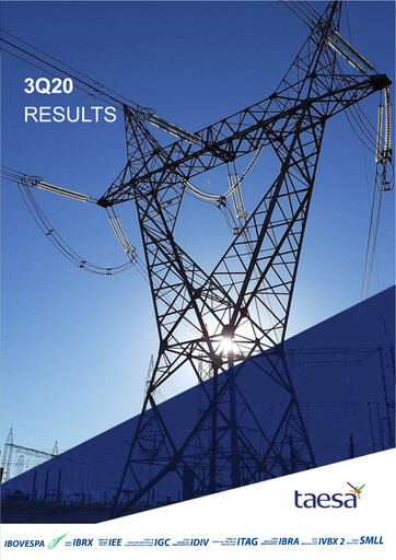 Miniature Taesa (Transmissora Aliança de Energia Elétrica) Rapport trimestriel 2020-q3