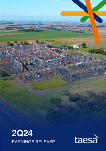 Miniature Taesa (Transmissora Aliança de Energia Elétrica) Rapport trimestriel 2024-q2