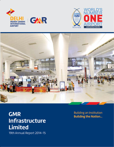 Thumbnail GMR Airports Annual Report 2014-2015