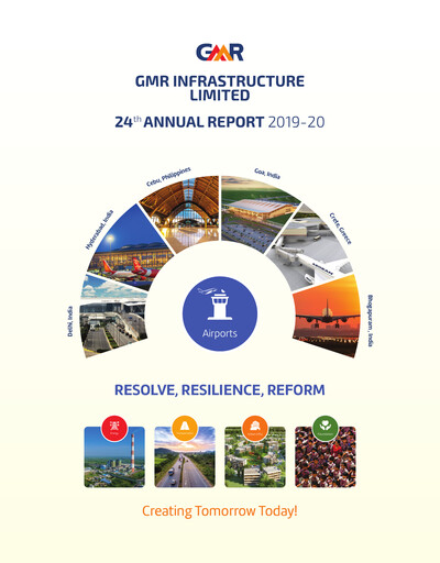 Thumbnail GMR Airports Annual Report 2019-2020