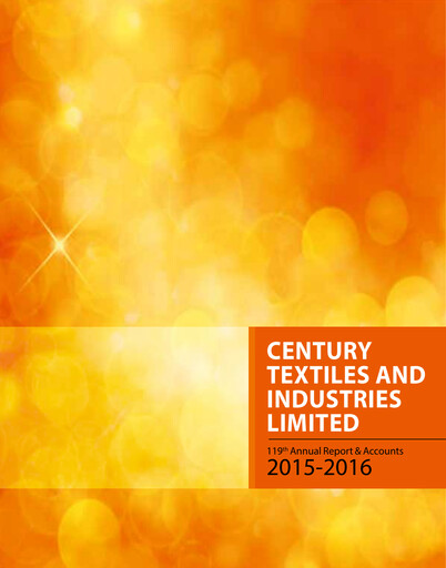 Thumbnail Aditya Birla Real Estate Annual Report 2015-2016