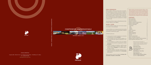 Miniature Industrias Peñoles Rapport annuel 2013