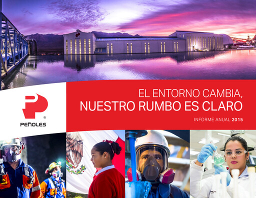 Miniature Industrias Peñoles Rapport annuel 2015