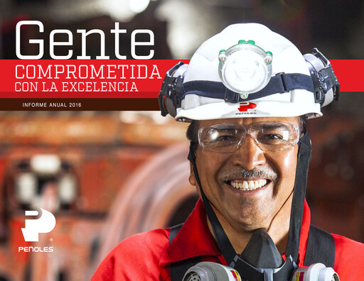 Miniature Industrias Peñoles Rapport annuel 2016