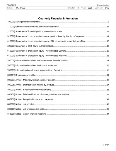 Thumbnail Industrias Peñoles Quarterly Report 2026-q1