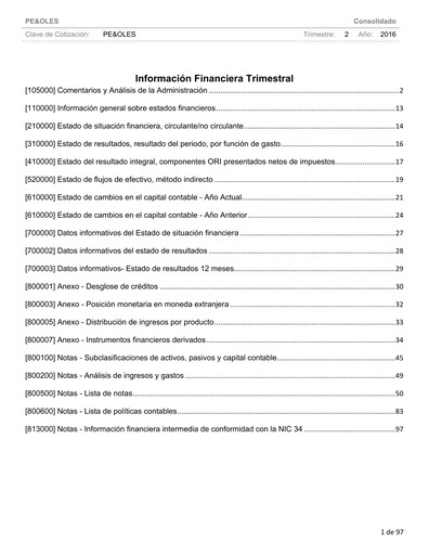 Thumbnail Industrias Peñoles Quarterly Report 2016-q2