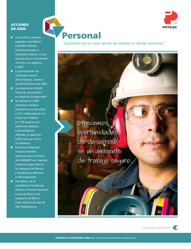 Thumbnail Industrias Peñoles Sustainability Report 2008