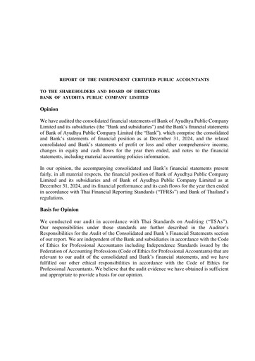 Vorschaubild Bank of Ayudhya Finanzmitteilung 2024