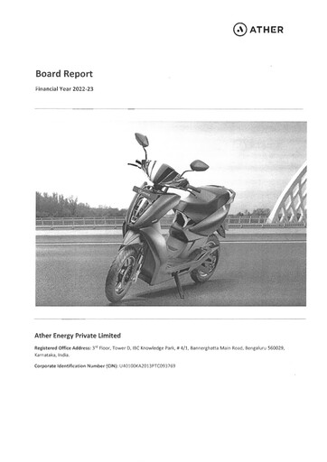 Thumbnail Ather Energy Annual Report 2022-2023