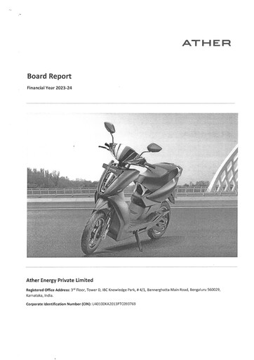 Thumbnail Ather Energy Annual Report 2023-2024