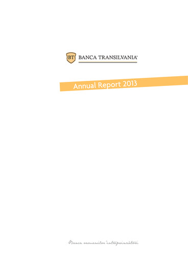 Vorschaubild Banca Transilvania Jahresbericht 2013