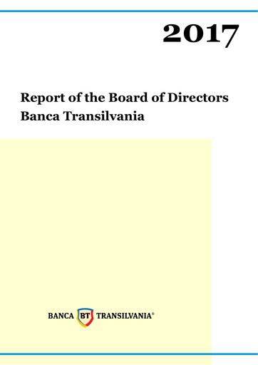 Miniature Banca Transilvania Rapport annuel 2017