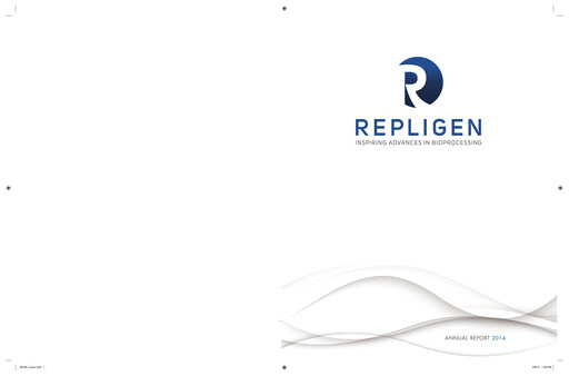 Thumbnail Repligen
 Annual Report 2014