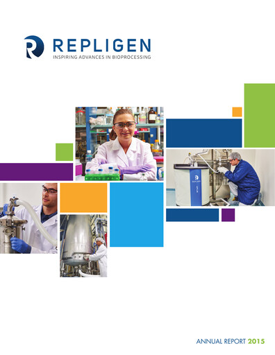 Thumbnail Repligen
 Annual Report 2015