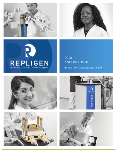 Thumbnail Repligen
 Annual Report 2016