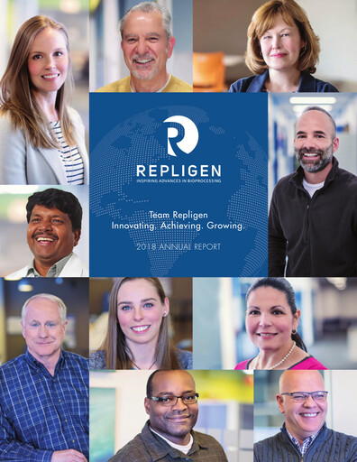 Thumbnail Repligen
 Annual Report 2018