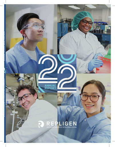 Thumbnail Repligen
 Annual Report 2022