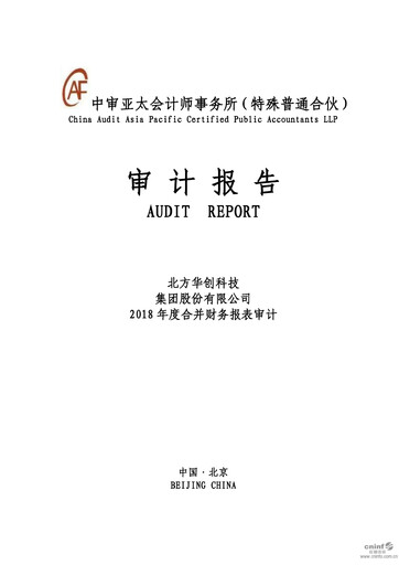 Thumbnail NAURA Technology Group Financial Statement 2018