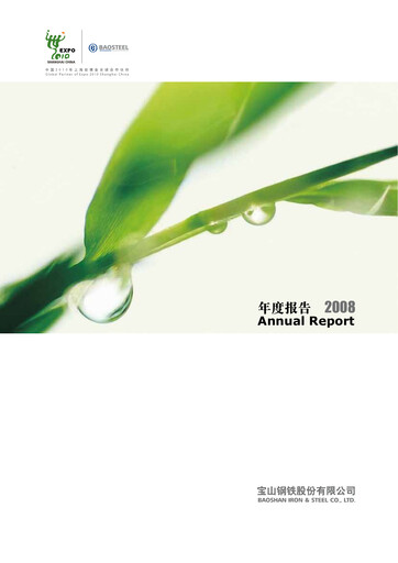 Thumbnail Baosteel Annual Report 2008