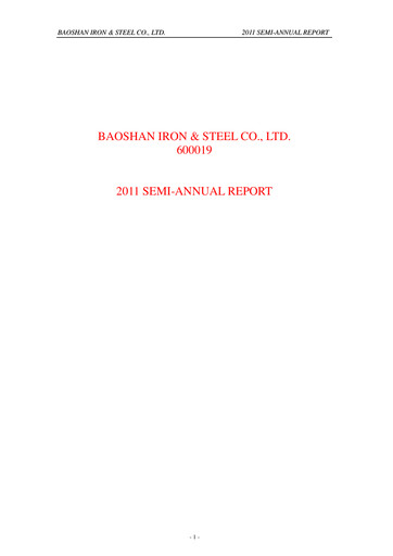 Thumbnail Baosteel Half-year Report 2011-h1
