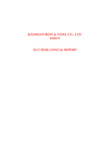 Thumbnail Baosteel Half-year Report 2012-h1