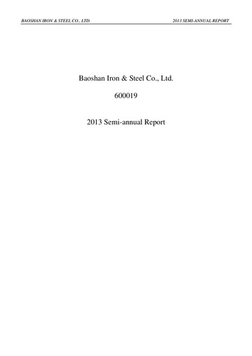 Thumbnail Baosteel Half-year Report 2013-h1