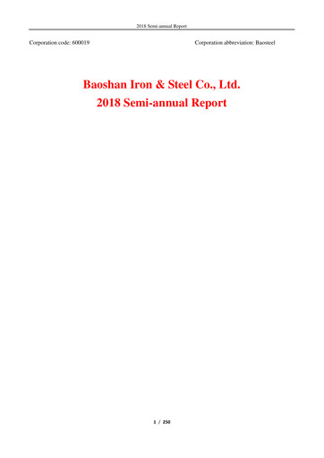 Thumbnail Baosteel Half-year Report 2018-h1